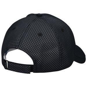 Additional Image 1 - a black baseball hat with a white strap