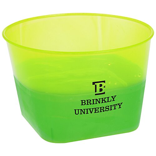 Additional Image 2 - a green plastic cup with black text