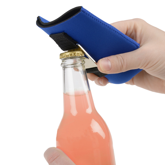 Koozie® Bottle Opener Beverage Cooler
