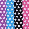 Additional Image 1 - a group of colorful stripes with white polka dots