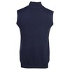 View Image 2 of 3 of Cotton Blend 1/4-Zip Sweater Vest - 24 hr