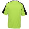 View Image 2 of 3 of Contender Shoulder Block Athletic Tee - Men's - Embroidered