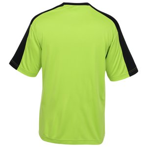 Additional Image 1 - a green shirt with black stripes