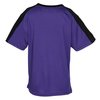 View Image 2 of 3 of Contender Shoulder Block Athletic Tee - Youth - Screen