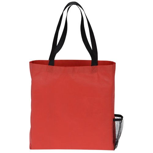 Additional Image 2 - a red bag with black handles