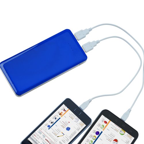 Additional Image 5 - a blue rectangular device with a white cord