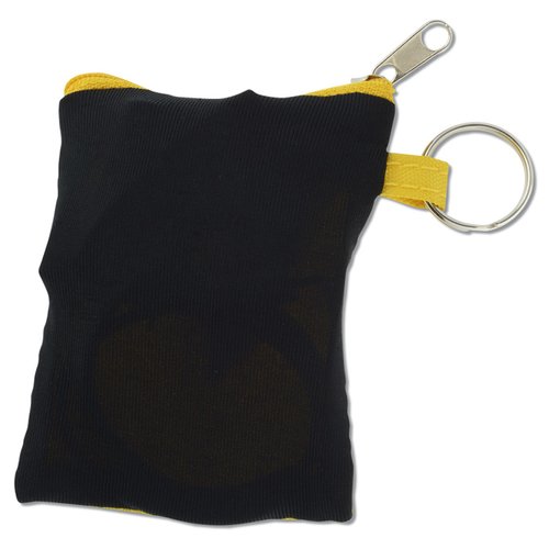 Additional Image 1 - a black bag with a yellow zipper