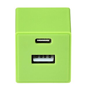 Additional Image 4 - a green usb plug in