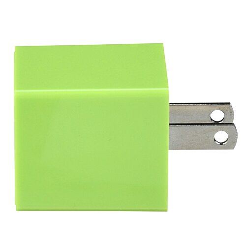 Additional Image 2 - a green square object with metal corners