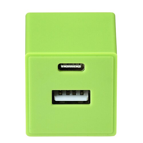 Additional Image 4 - a green usb plug in