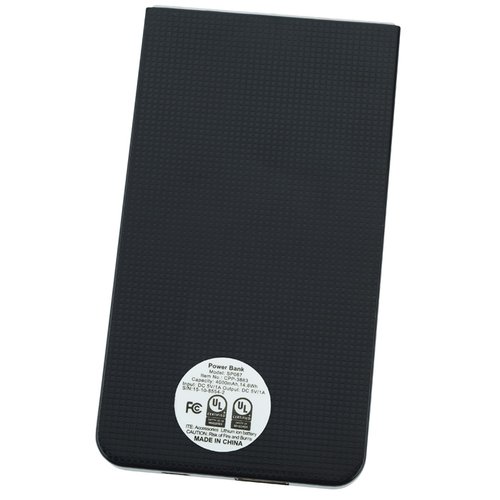 Additional Image 2 - a black rectangular object with a silver circle