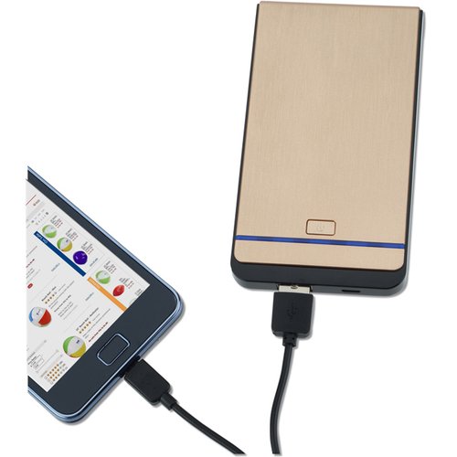 Additional Image 3 - a cell phone charging with a cord