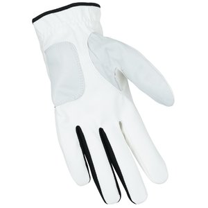 Additional Image 4 - a white glove with black trim