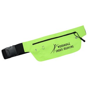 Additional Image 1 - a green belt pouch with a black strap