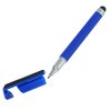 a blue pen with a cap