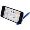 a cell phone with a blue stylus