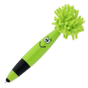 Additional Image 1 - a green pen with a face on it