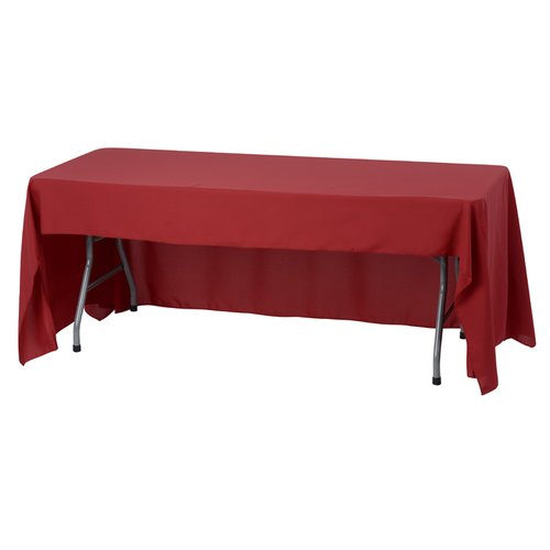Additional Image 1 - a table with a red tablecloth