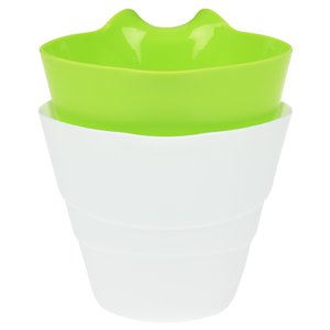 Additional Image 3 - a white and green cup