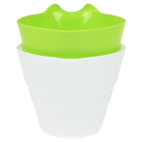 Additional Image 3 - a white and green cup