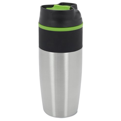 Additional Image 1 - a silver and black tumbler