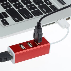Additional Image 1 - a red usb plugged into a laptop