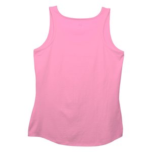 Additional Image 1 - a pink tank top on a white background