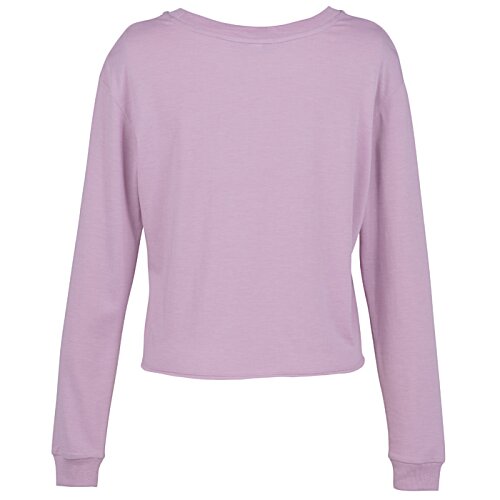 Additional Image 1 - a purple long sleeved shirt