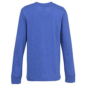 Additional Image 1 - a blue long sleeved shirt