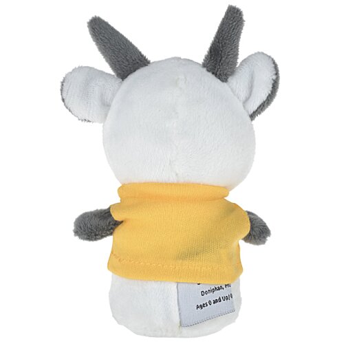 Additional Image 1 - a stuffed animal with horns and yellow shirt