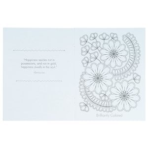 Additional Image 2 - a white card with black and white design
