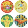 Additional Thumbnail Image 1 - a group of round colorful circles with cartoon characters
