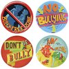a group of round buttons with text