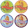 Additional Image 1 - a group of round colorful labels