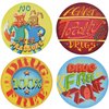 Additional Image 1 - a group of round colorful labels
