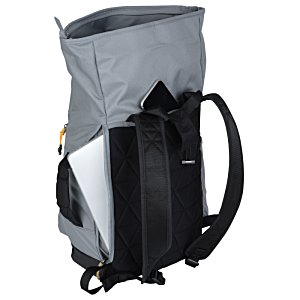 Additional Image 2 - a grey and black backpack