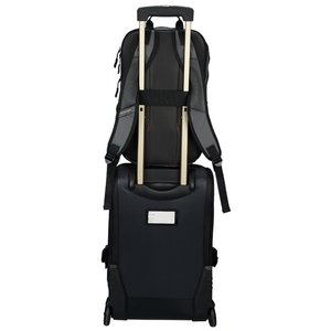 Additional Image 2 - a black bag with silver handles