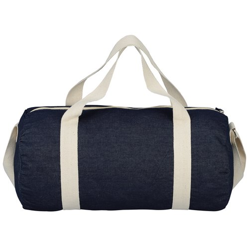 Additional Image 1 - a blue and white duffel bag