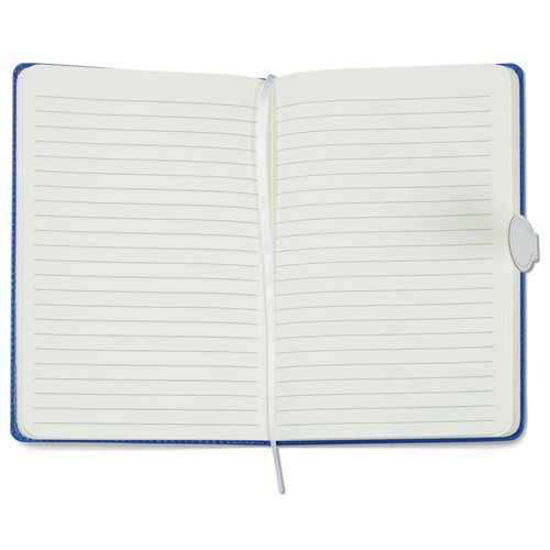 Additional Image 1 - a white notebook with a metal handle