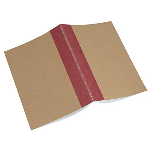 Additional Image 4 - a brown paper with a red stripe