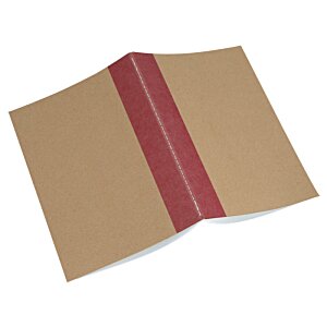 Additional Image 4 - a brown paper with a red stripe