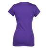 View Image 2 of 2 of Ultimate Fitted V-Neck T-Shirt - Ladies' - Colors