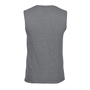 Additional Image 2 - a grey sleeveless shirt