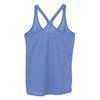 a blue tank top with straps
