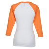 a white and orange shirt