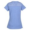 View Image 2 of 2 of Multi-Blend Lace Back T-Shirt - Ladies'
