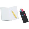 View Image 2 of 2 of Jotter & Colored Pencil Set - Matte Black