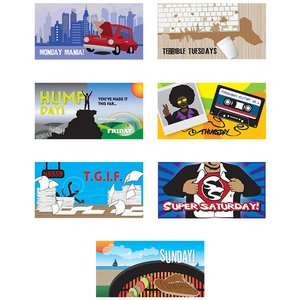 Additional Image 4 - a group of cards with images