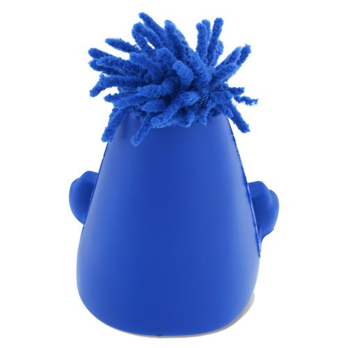 Additional Image 3 - a blue toy head with a white background