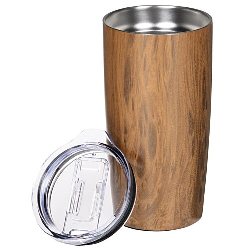 Additional Image 2 - a wood cup with a lid